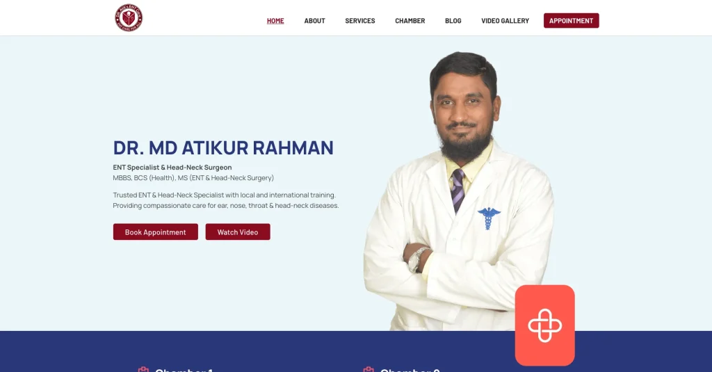 Dr. Md Atikur Rahman ENT Specialist & Head-Neck Surgeon